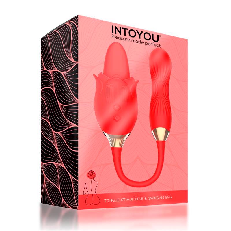 Clitoris Stimulator with Vibrating Tongue and Swinging Oscillating Movement