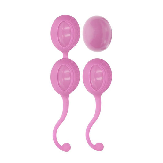 Geisha Balls Pack of 4 Silicone Pink