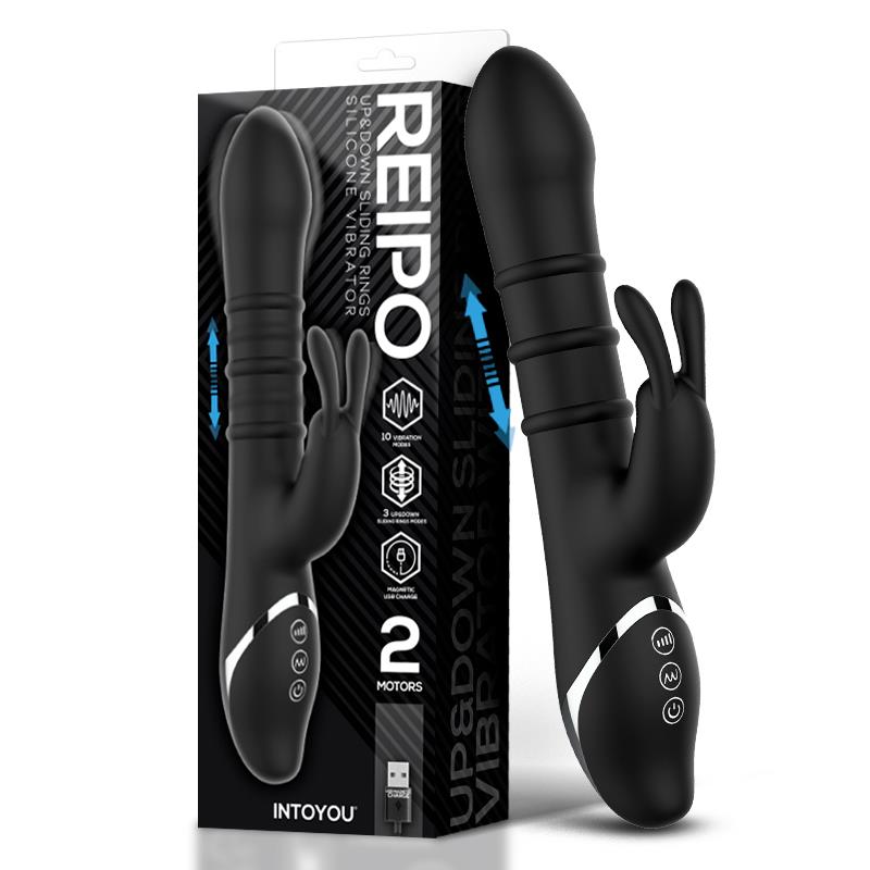 Reipo Vibrator with Up and Down Sliding Rings