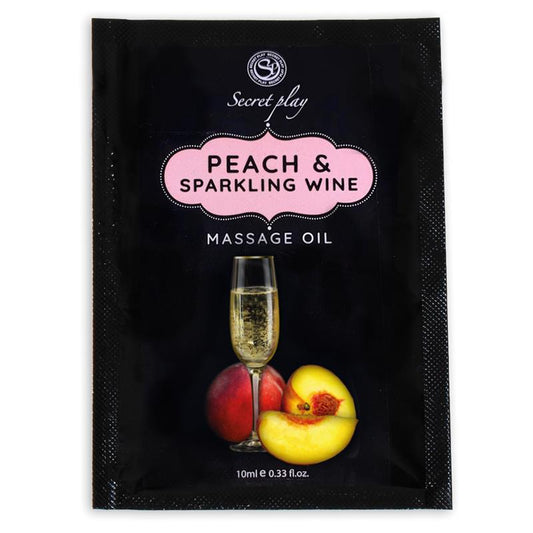 SACHET Peach and Sparkling Wine Massage Oil