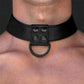 Collar with Leash Black Matt