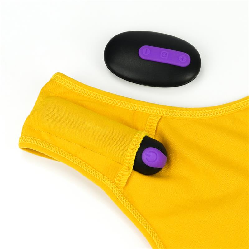 Open Panties with Vibrating Bullet and Remote Control Size M