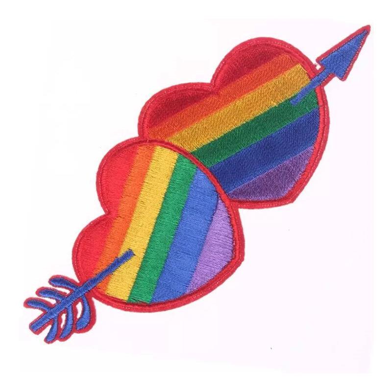 Heart Clothe Parch LGBT Colors