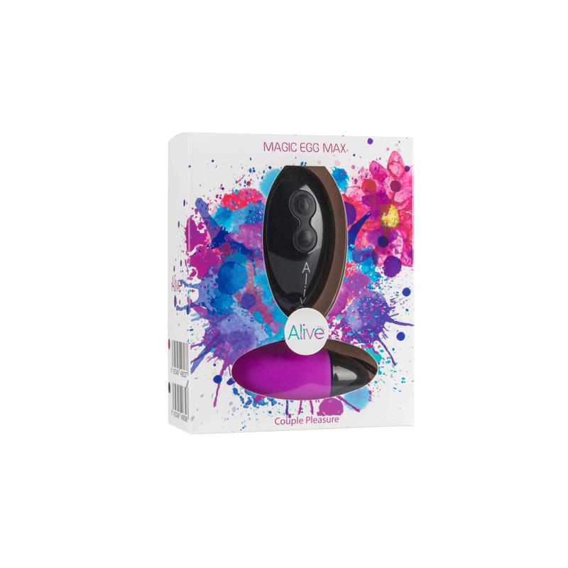 Vibrating Egg Magic Egg Max Purple Silicon 83 cm