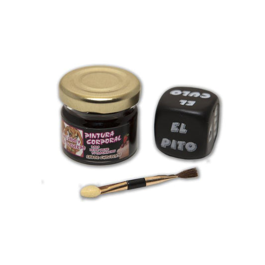 Chocolate Paint Brush and Dice Postures