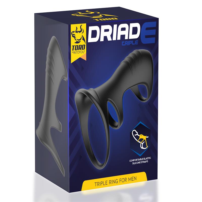 Driade Triple Ring for Men Silicone