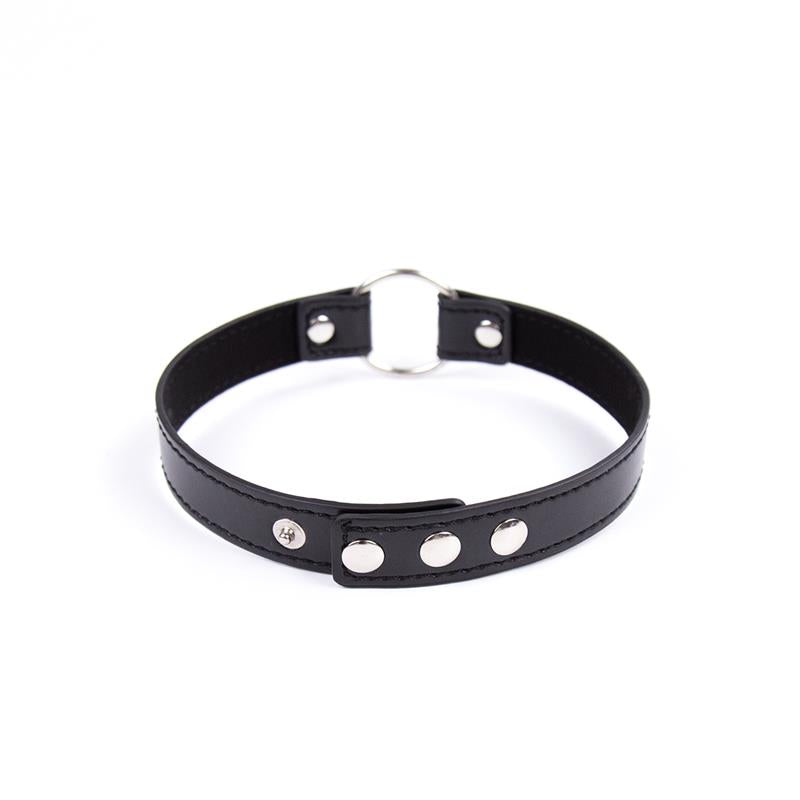Collar with Hoop Adjustable 382 cm Black