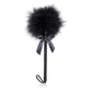 Feather Tickler with Bow 25 cm Black