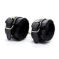Ankle Cuffs with Black Padded Interior 35 cm Black