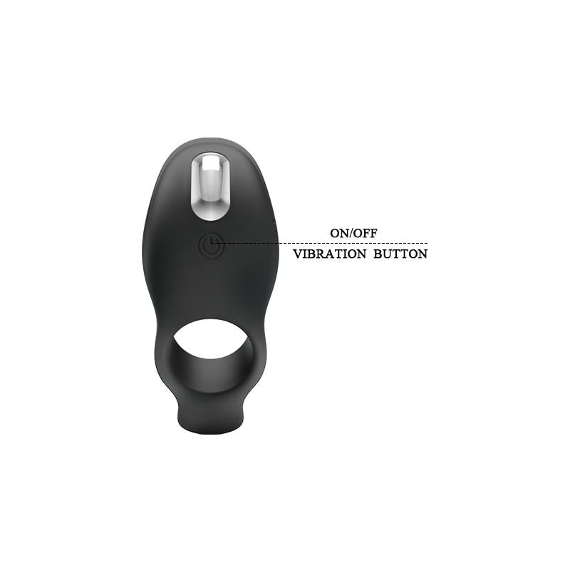 Vibrating Penis Ring USB Silicone