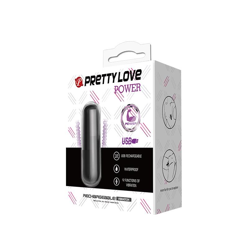 Vibrating Bullet Power Silicone 6 x 18 cm