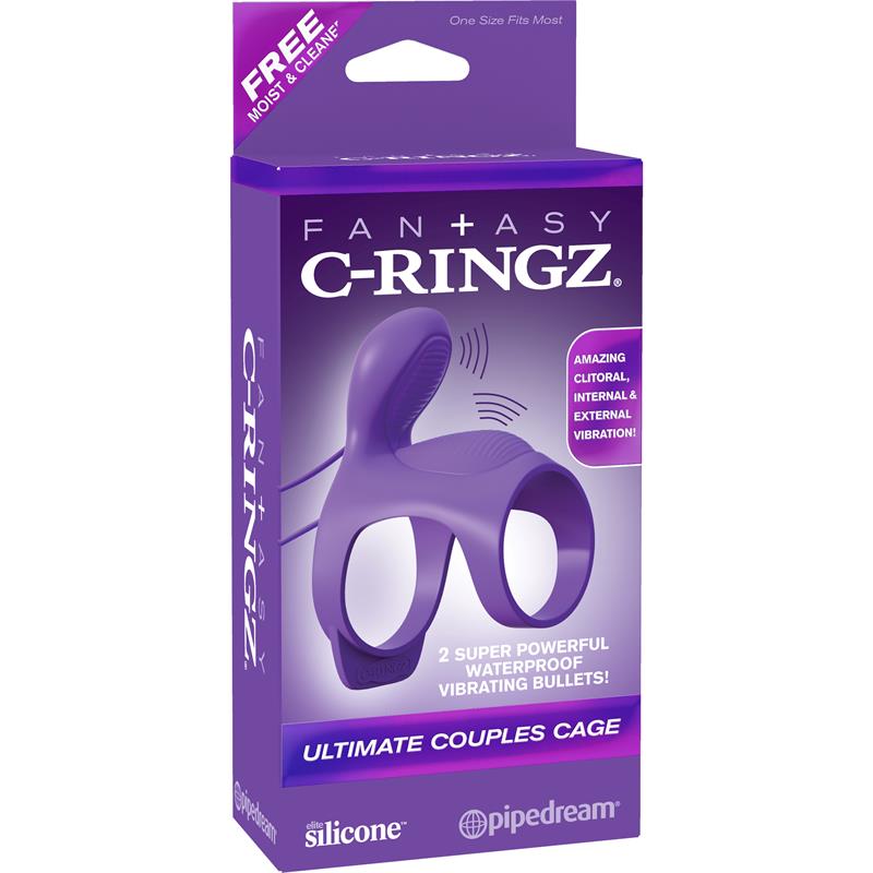 Fantasy C Ringz Ultimate Couples Cage Purple