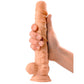 Clint Realistic Dildo with Testicles Flesh 95