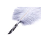 Feather Tickler with Wrapped 46 cm Black White