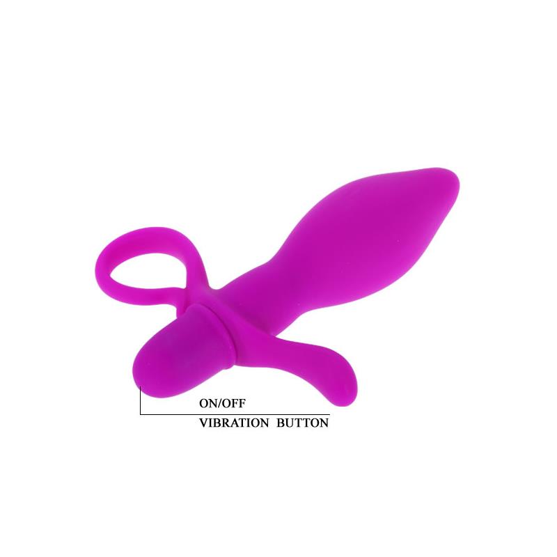 Butt Plug with Vibration Taylor Purple