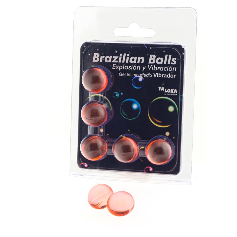 Set 5 Brazilian Balls Gel Vibration Effect
