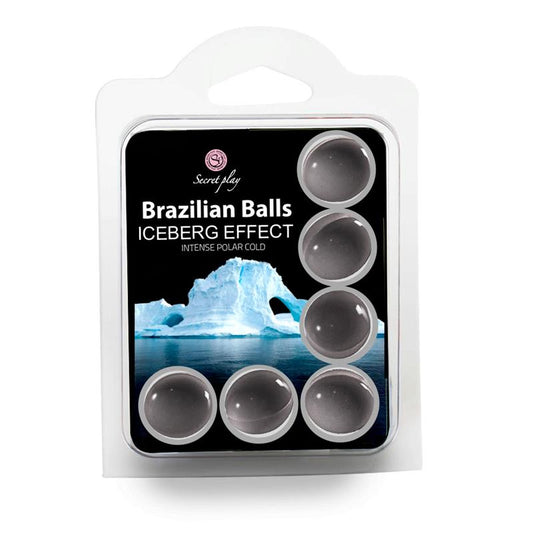 Set 6 Brazilian Balls Iceberg Cold Effect