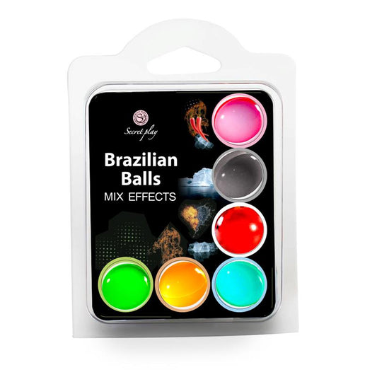 Set 6 Brazilian Balls Mix Effect