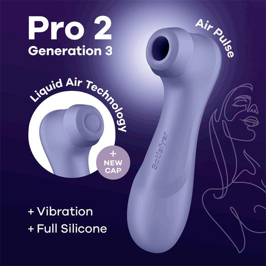 Pro 2 Gen 3 Liquid Air Technology Suction and Vibration Lilac