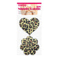 Pack Nipple Covers Flower and Heart Leopard