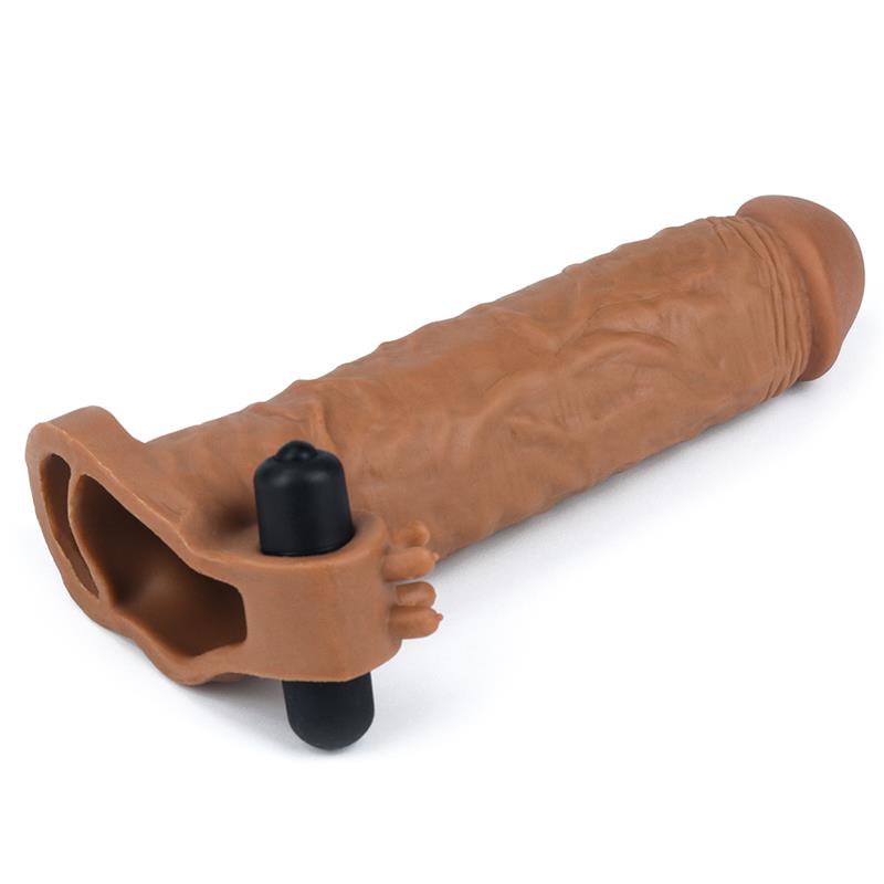 Penis Sleeve Pleasure X Tender Brown Add 2
